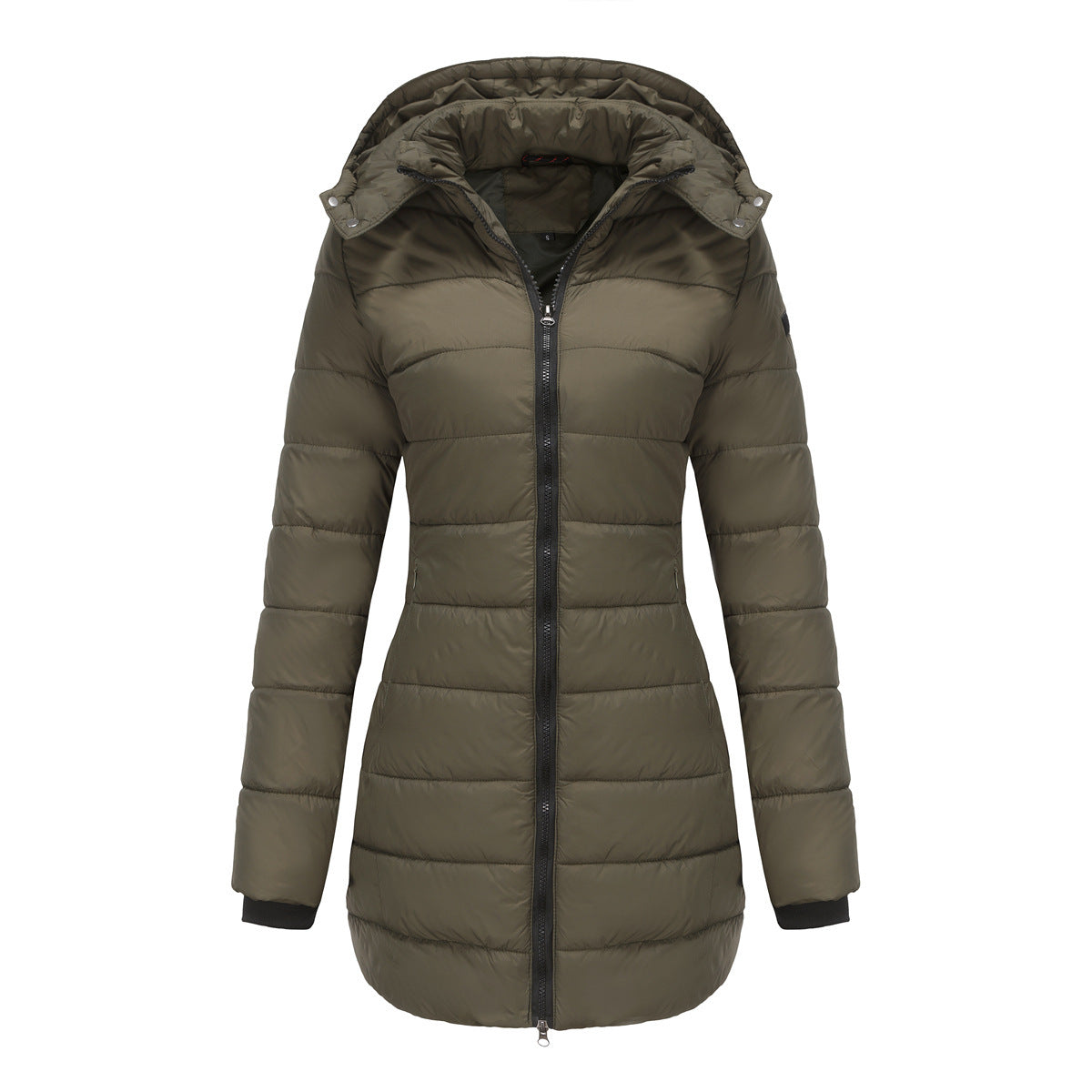 Veste Matelassée Imperméable Femme – Manches Longues, Chaude et Décontractée