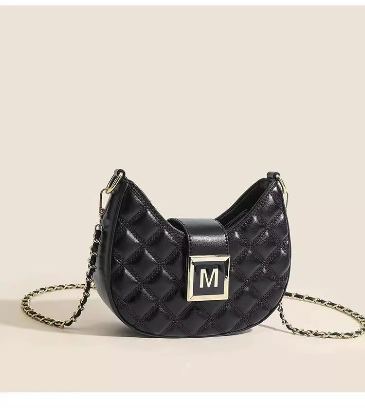 Sac Bandoulière Femme Nouvelle Mode – Texture Niche, Chaîne, Forme Dumpling, Style Rétro Européen & Américain