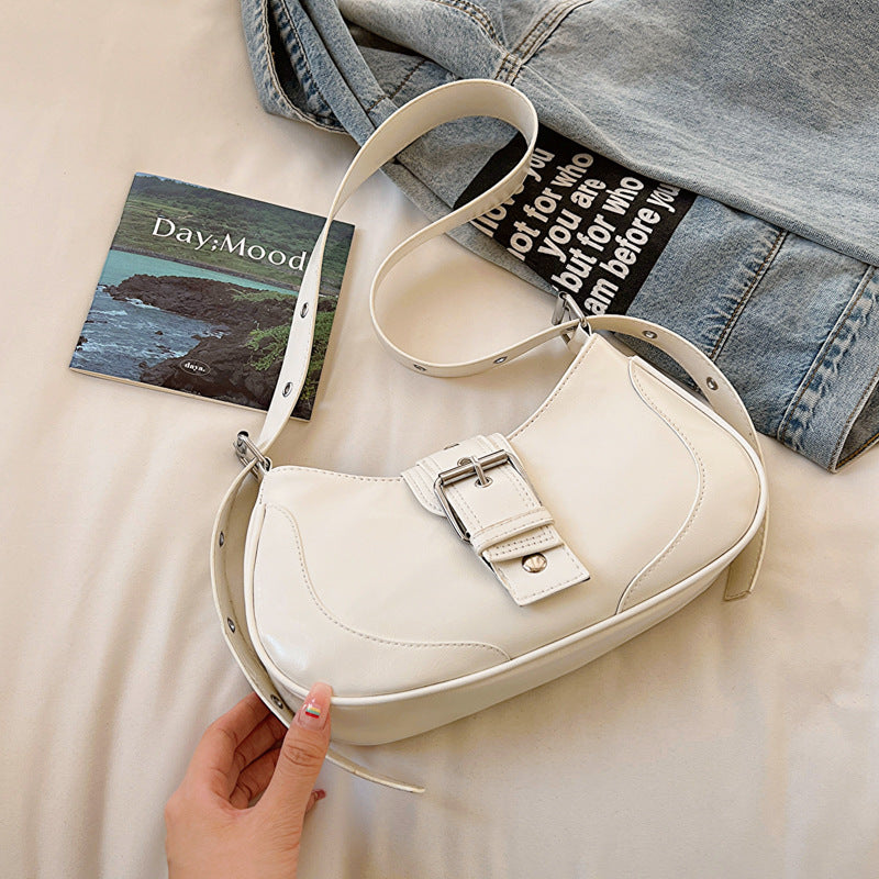 Sac Épaule Femme – Style Rétro Été, PU Uni, Décontracté et Tendance