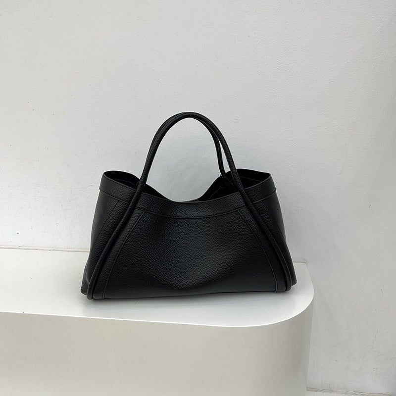 Sac Panier Femme – Style Vintage, Motif Litchi, Sac Bandoulière