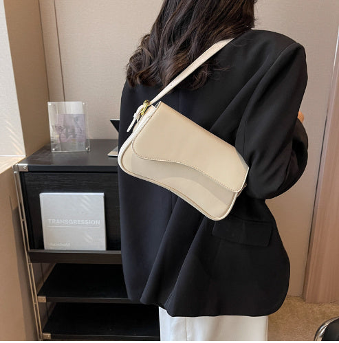 Sac Bandoulière Urbain Femme – Fermeture Aimantée, PU, Style Simple et Tendance