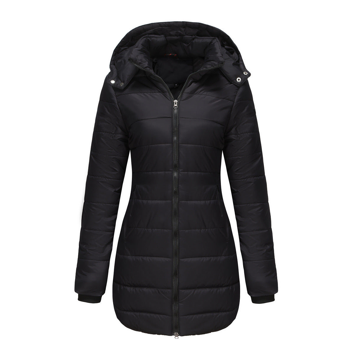Veste Matelassée Imperméable Femme – Manches Longues, Chaude et Décontractée