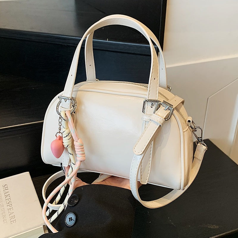 Korean Style Niche Summer Small Square Shell Shoulder Bag – Elegant Women’s PU Handbag