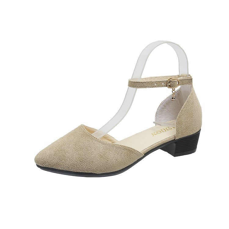 Sandales Romaine Fermées Femme – Bout Rond, Bride à Boucle, Plateforme