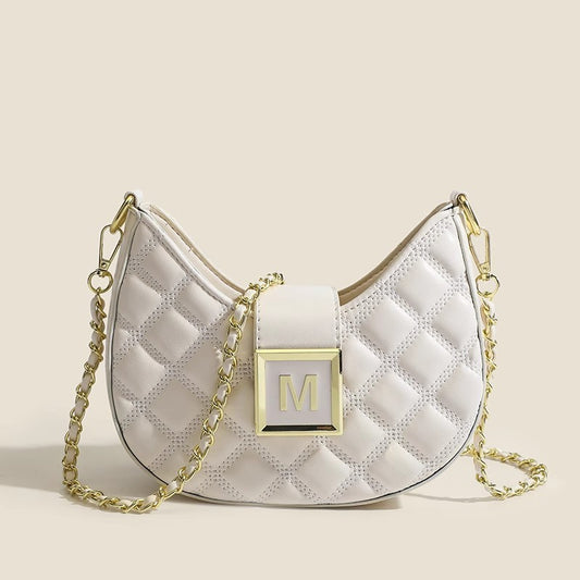 Sac Bandoulière Femme Nouvelle Mode – Texture Niche, Chaîne, Forme Dumpling, Style Rétro Européen & Américain