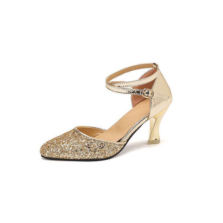 Sandales Femme à Talon Haut – Bout Pointu, Bride à Boucle