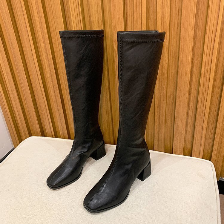 Bottes Cavaliers Femme à Talons Hauts – Élégantes et Affinantes, PU, Tailles 35–42