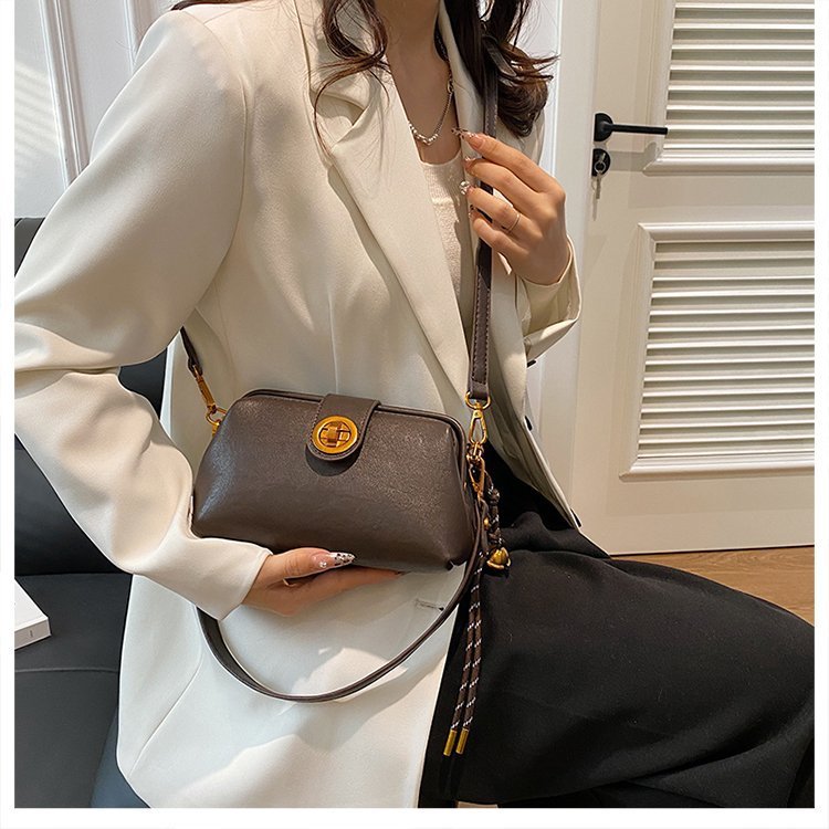 Retro Frosted Crossbody Bag for Women – Autumn & Winter