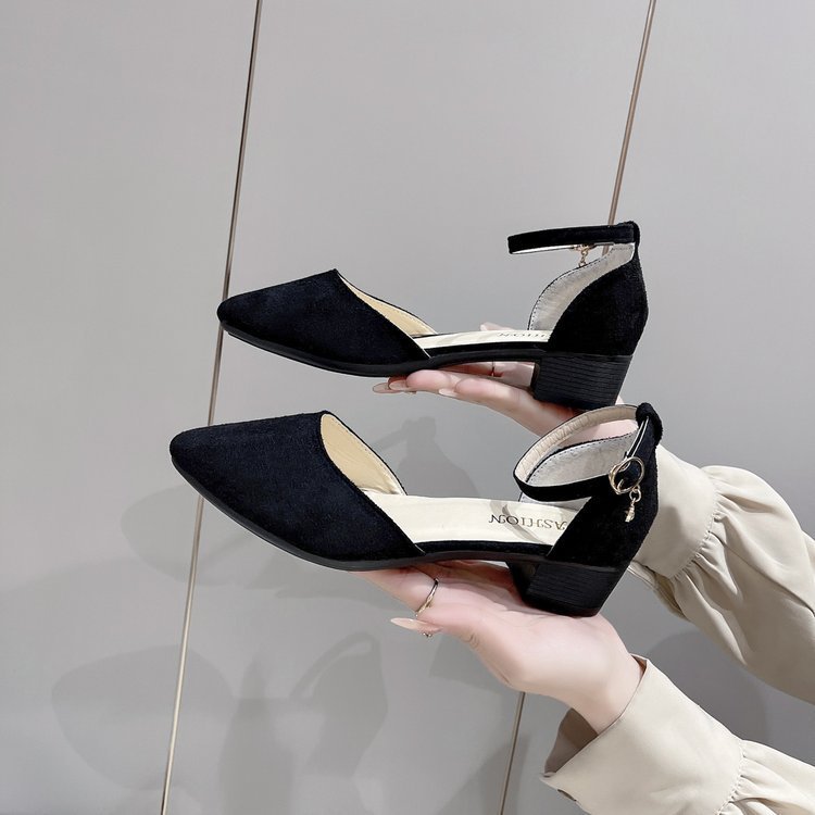 Sandales Romaine Fermées Femme – Bout Rond, Bride à Boucle, Plateforme
