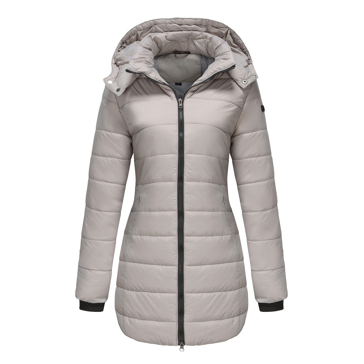 Veste Matelassée Imperméable Femme – Manches Longues, Chaude et Décontractée