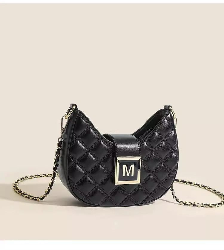 Sac Bandoulière Femme Nouvelle Mode – Texture Niche, Chaîne, Forme Dumpling, Style Rétro Européen & Américain