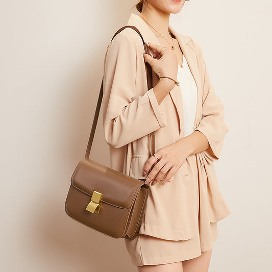 Sac Bandoulière Rétro Femme – Cuir Synthétique, Style Européen et Américain