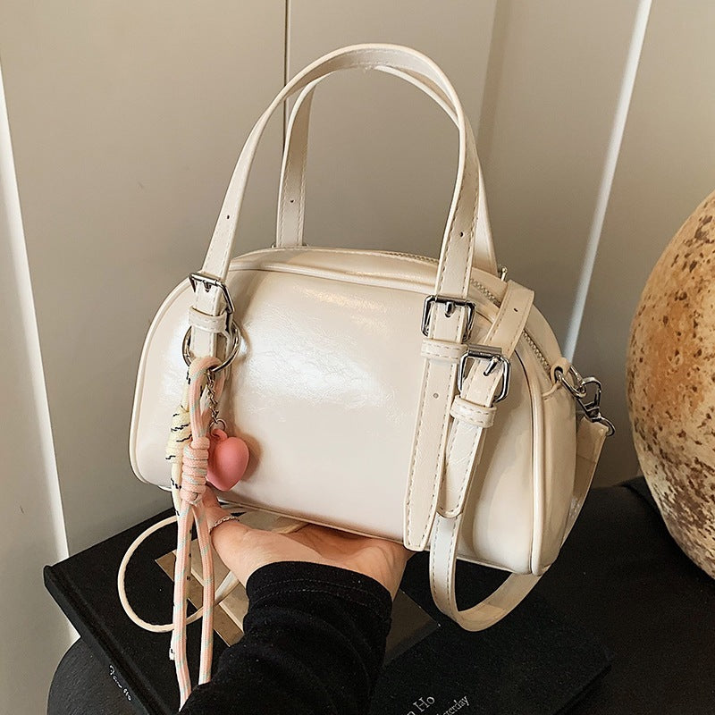 Korean Style Niche Summer Small Square Shell Shoulder Bag – Elegant Women’s PU Handbag