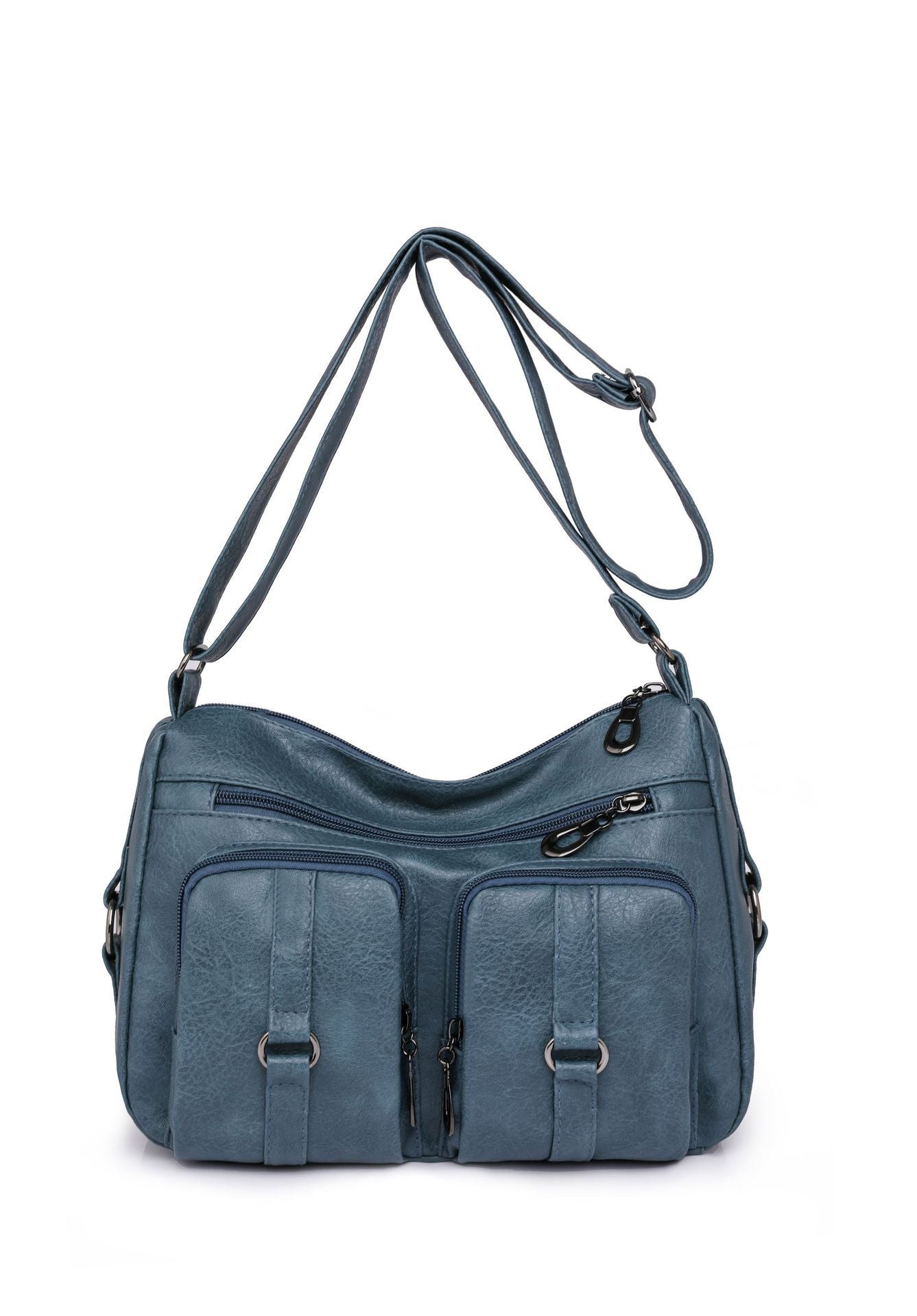 Sac Bandoulière Femme – PU Uni, Style Décontracté et Pratique