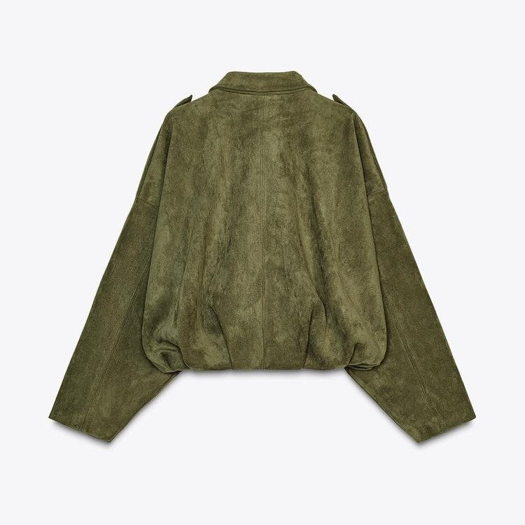 Chemise Femme à Col Revers Style Décontracté – Manches Longues – 100% Polyester – Coupe Courte