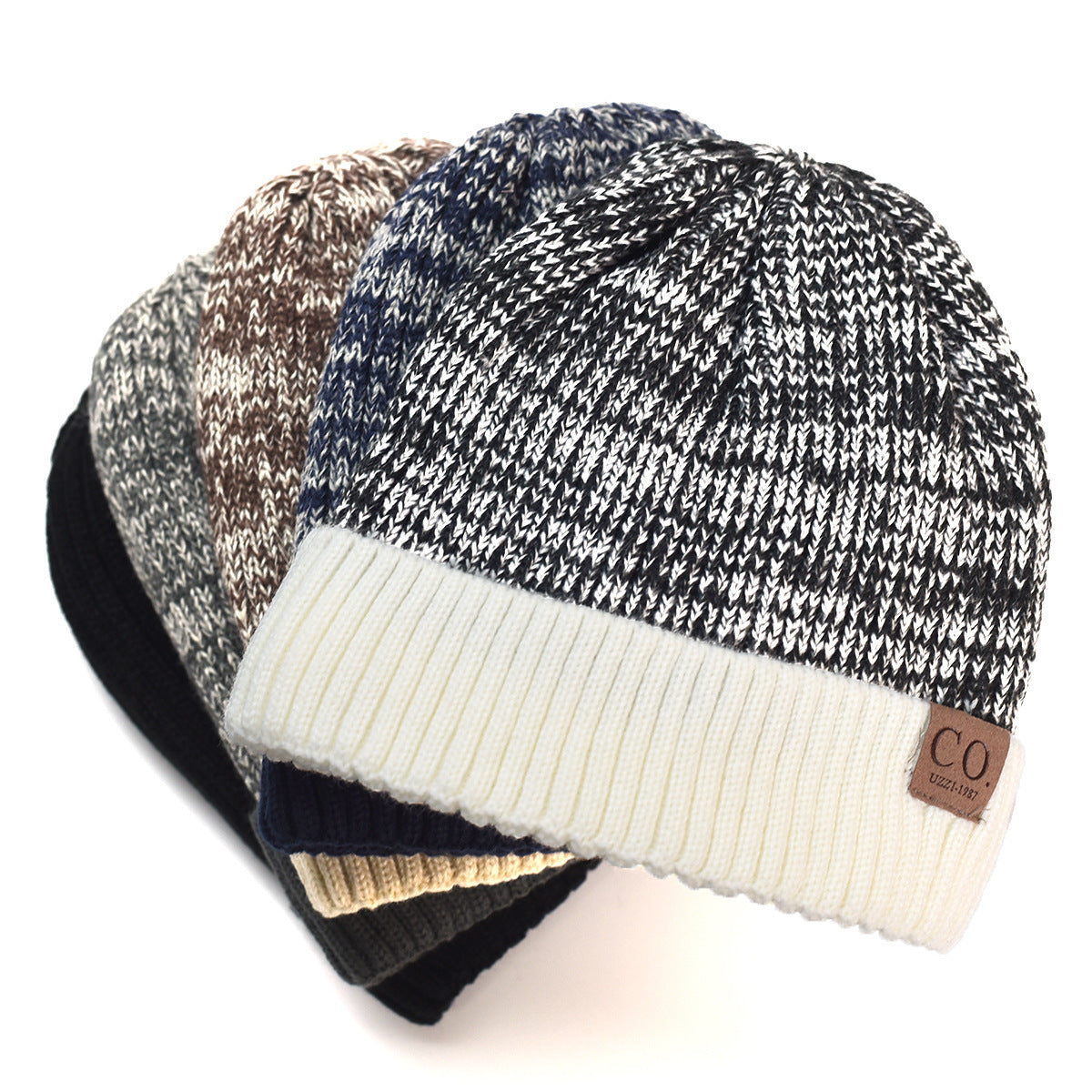 Bonnet Tricoté Femme/Homme – Doublure Polaire – Confortable et Chaud – Taille Unique