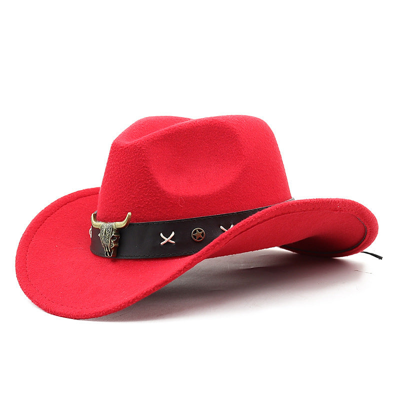 Chapeau Homme et Femme en Denim – Style Ethnique Western – Bords Roulés – Taille Ajustable
