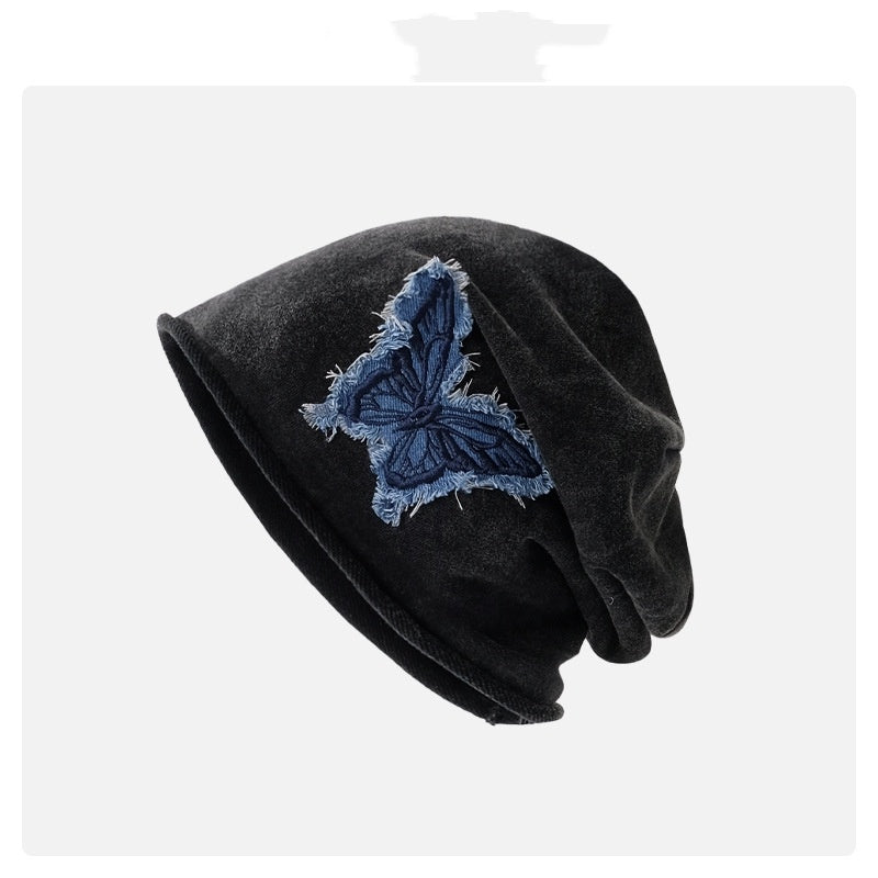 Bonnet Enfant Style Coréen – Béret Plié avec Papillon Rétro