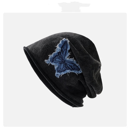 Bonnet Enfant Style Coréen – Béret Plié avec Papillon Rétro