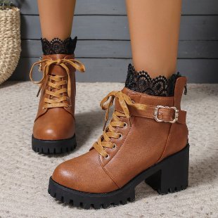Bottes Courtes Femme – Hiver & Automne, Style Coréen, Grandes Tailles