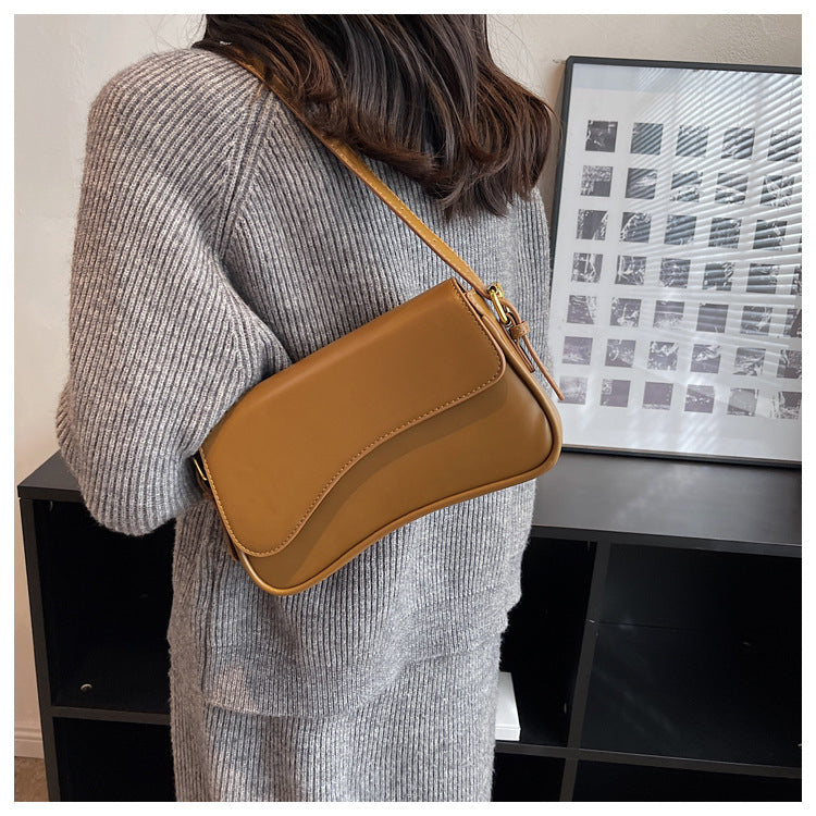 Sac Bandoulière Urbain Femme – Fermeture Aimantée, PU, Style Simple et Tendance