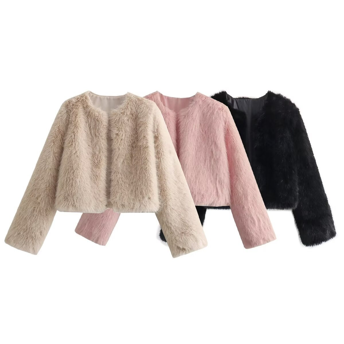 Veste Femme Streetwear Bicolore – Polyester – Style Européen et Américain