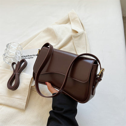 Sac Bandoulière Urbain Femme – Fermeture Aimantée, PU, Style Simple et Tendance
