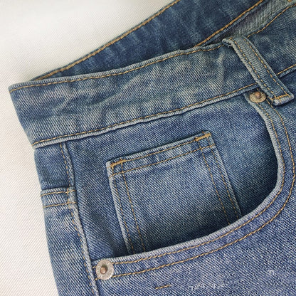 Jean Femme Décontracté – Taille Mi-haute, Coupe Droite Ample, Style Coréen & Japonais
