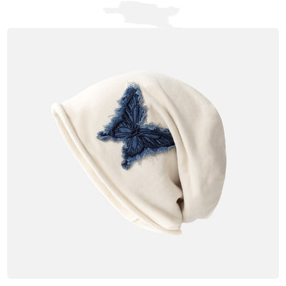 Bonnet Enfant Style Coréen – Béret Plié avec Papillon Rétro