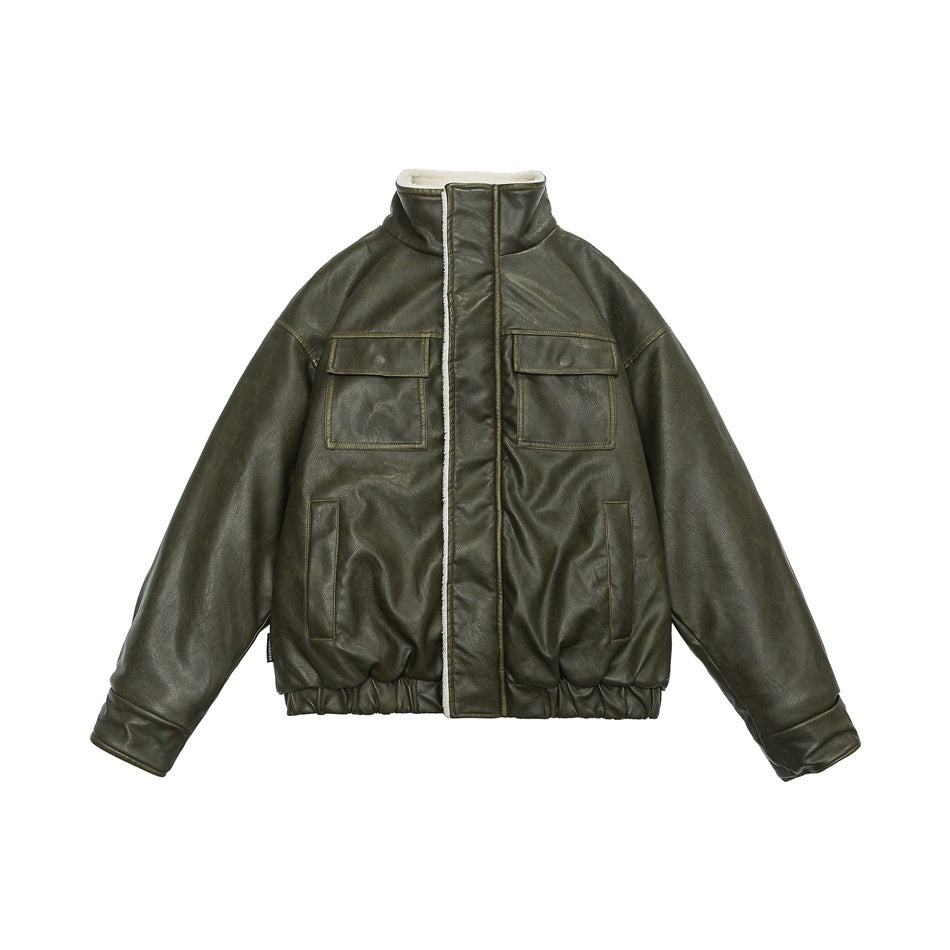 Veste Femme Col Montant – Style Rétro Japonais – Zippée – Automne Décontracté