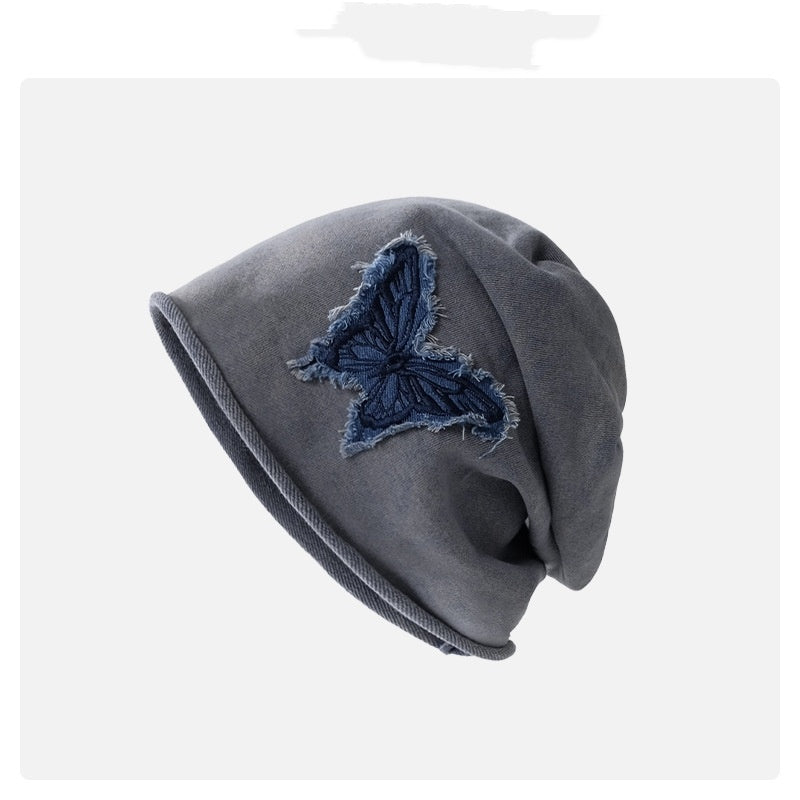 Bonnet Enfant Style Coréen – Béret Plié avec Papillon Rétro