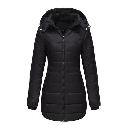 Veste Matelassée Imperméable Femme – Manches Longues, Chaude et Décontractée