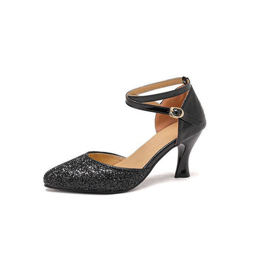 Sandales Femme à Talon Haut – Bout Pointu, Bride à Boucle