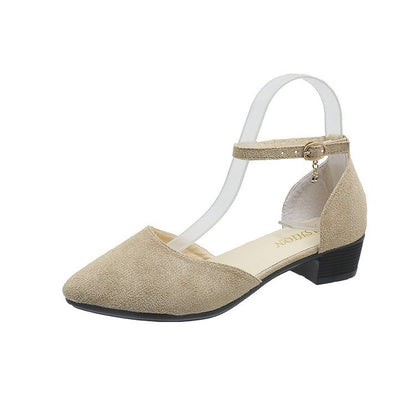 Sandales Romaine Fermées Femme – Bout Rond, Bride à Boucle, Plateforme
