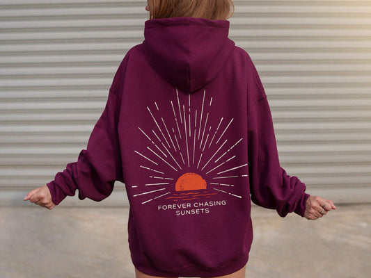 Pull à Capuche Femme – Manches Longues, Impression, Style Décontracté