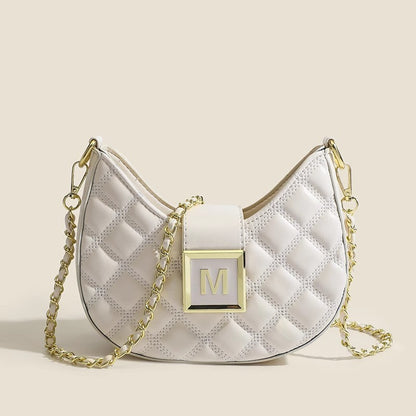 Sac Bandoulière Femme Nouvelle Mode – Texture Niche, Chaîne, Forme Dumpling, Style Rétro Européen & Américain