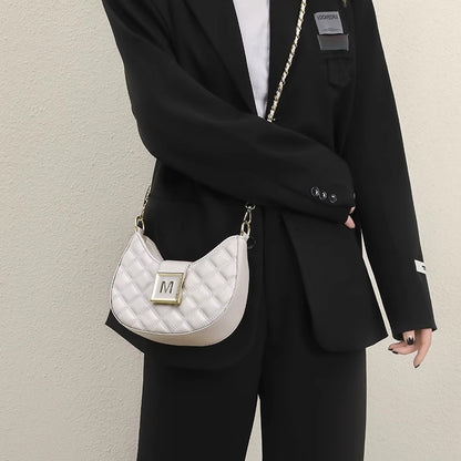 Sac Bandoulière Femme Nouvelle Mode – Texture Niche, Chaîne, Forme Dumpling, Style Rétro Européen & Américain