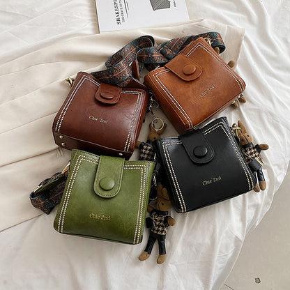 Sac Bandoulière Femme Nouvelle Mode – Style Rétro Européen & Américain, Texture Haute