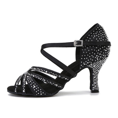 Chaussures de Danse Latine Femme – Respirantes, Légères, Antidérapantes
