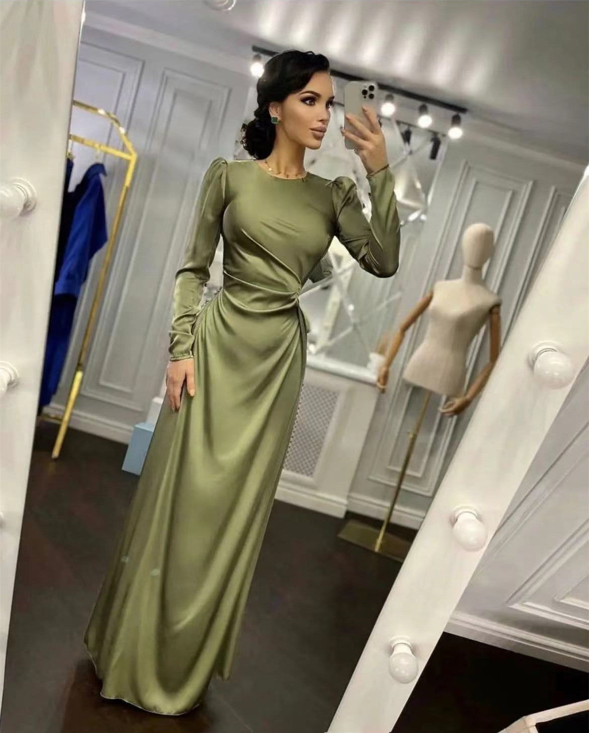 Robe Femme Élégante Asymétrique – Taille Cintrée, Style Chic, Couleurs Variées