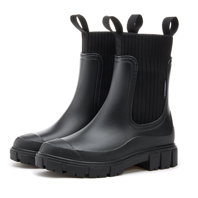 Bottes de Pluie Femme Antidérapantes – Imperméables, Hauteur Moyenne, Confort & Style