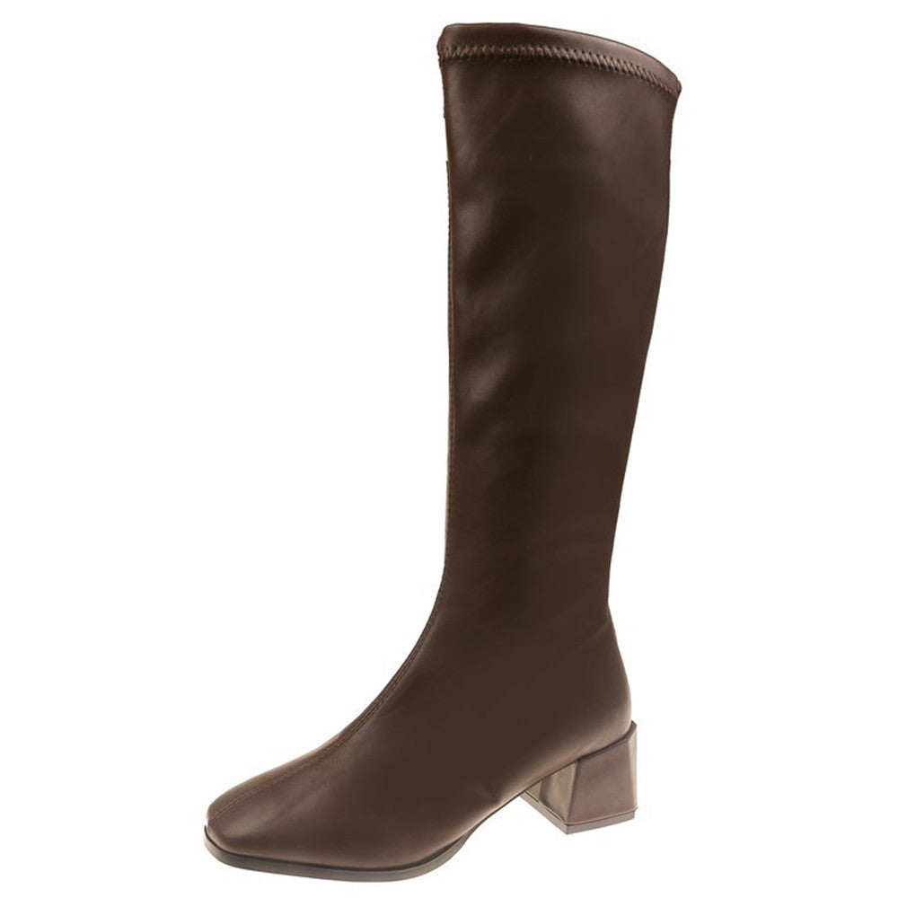 Bottes Cavaliers Femme à Talons Hauts – Élégantes et Affinantes, PU, Tailles 35–42