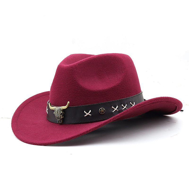 Chapeau Homme et Femme en Denim – Style Ethnique Western – Bords Roulés – Taille Ajustable
