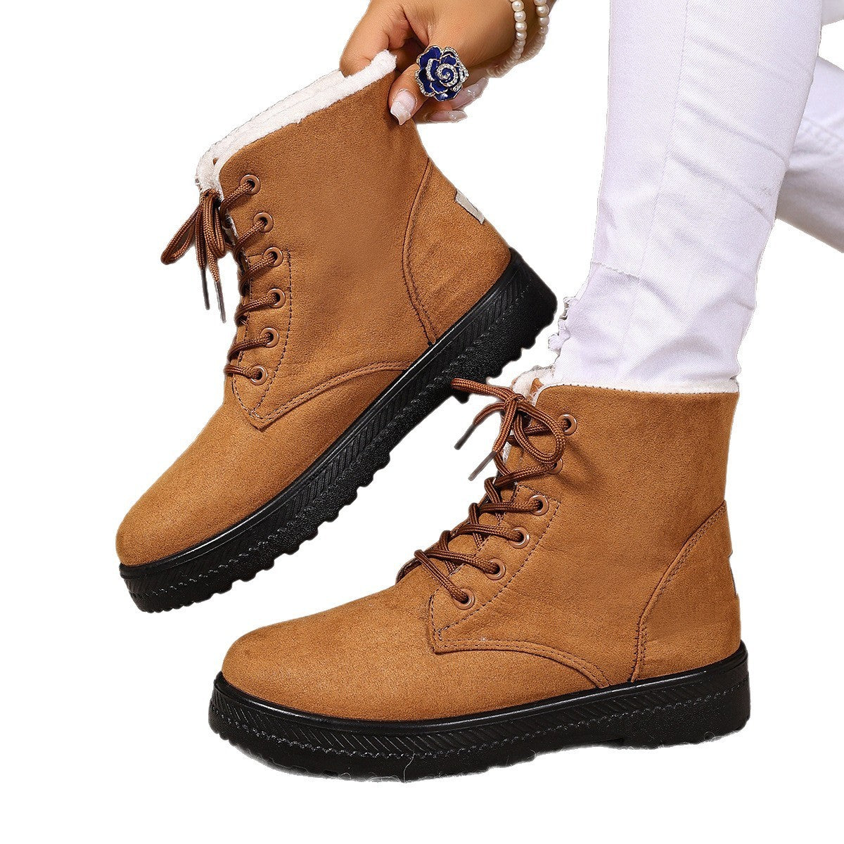 Bottes d’Hiver Imperméables Femme – Chaudes, Confortables & Antidérapantes