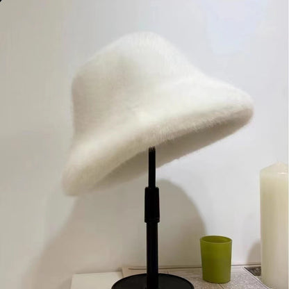 Chapeau Femme Hiver en Vison Imitation – Chaud, Étanche & Élégant