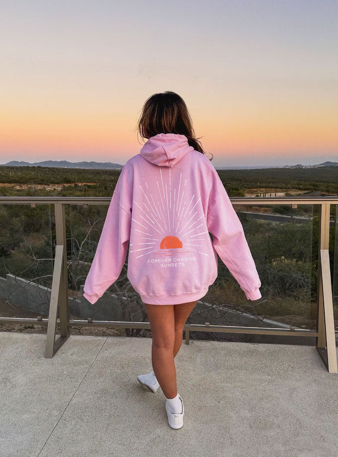 Pull à Capuche Femme – Manches Longues, Impression, Style Décontracté