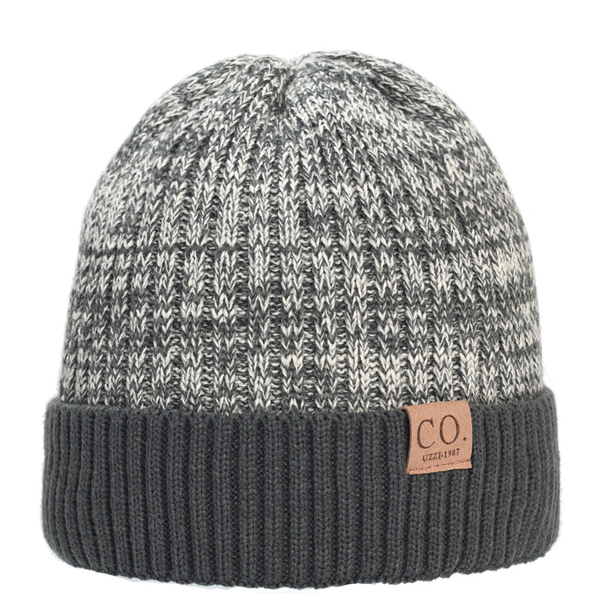 Bonnet Tricoté Femme/Homme – Doublure Polaire – Confortable et Chaud – Taille Unique