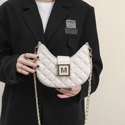 Sac Bandoulière Femme Nouvelle Mode – Texture Niche, Chaîne, Forme Dumpling, Style Rétro Européen & Américain