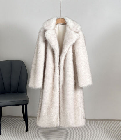 Manteau Femme Long 100cm en Fibre de Polyester avec Manches Longues et Finitions à Franges - L à XXL - Plusieurs Couleurs