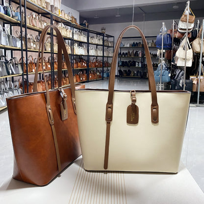 Leather Pattern Bucket Shoulder Messenger Bag – Versatile PU Handbag, High Quality & Urban Simplicity